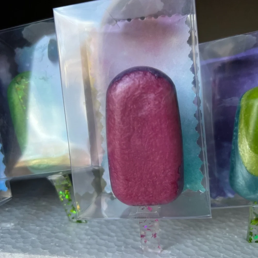 Hand Crafted Colorful soap Popsicles